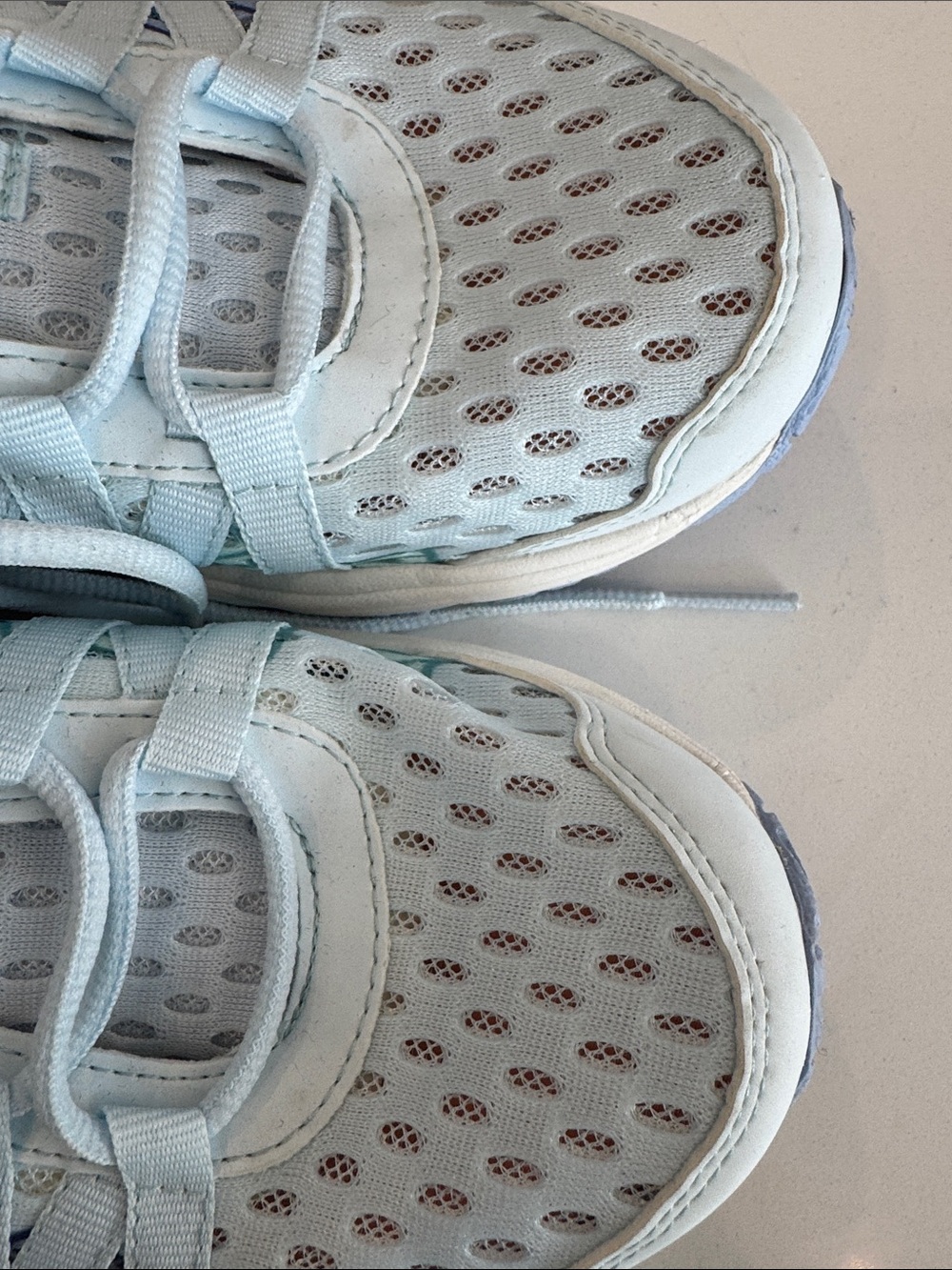 Brand NEW: Ryka Women's Light Blue and Peach Athletic Sneakers - Picture 4 of 5